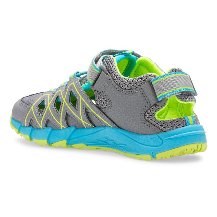 Sandales Merrell Hydro Quench Grise/Turquoise Enfant | E.A.TWWD